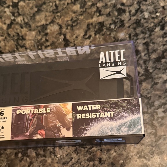 Altec Lansing Black Fury Wireless Speaker NIB - Picture 3 of 7